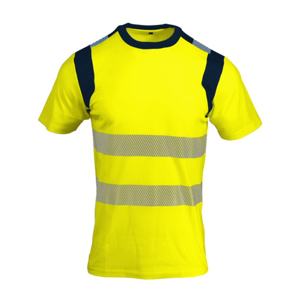 Tee-shirt mixte haute visibilité classe 2 léger manches courtes SINGER SAFETY_jaune_vue_de_devant