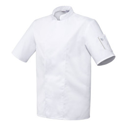 Robur Nero short-sleeved unisex kitchen jacket Oxwork