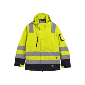 Veste de travail haute visibilité EXTERNAL SHELL Diadora ISO 20471 - Jaune - Face