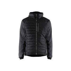 Veste de travail hybride avec rembourrage thermo Blaklader gris foncé
