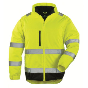 Ensemble De Pluie Haute Visibilité Coverguard - Veste + Pantalon Orange Fluo