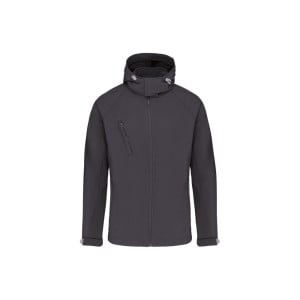 Giubbotto softshell con cappuccio removibile KARIBAN