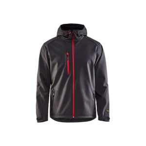Gris Foncé / Rouge