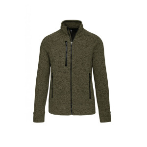 Heathered zipped jacket KARIBAN WOMEN