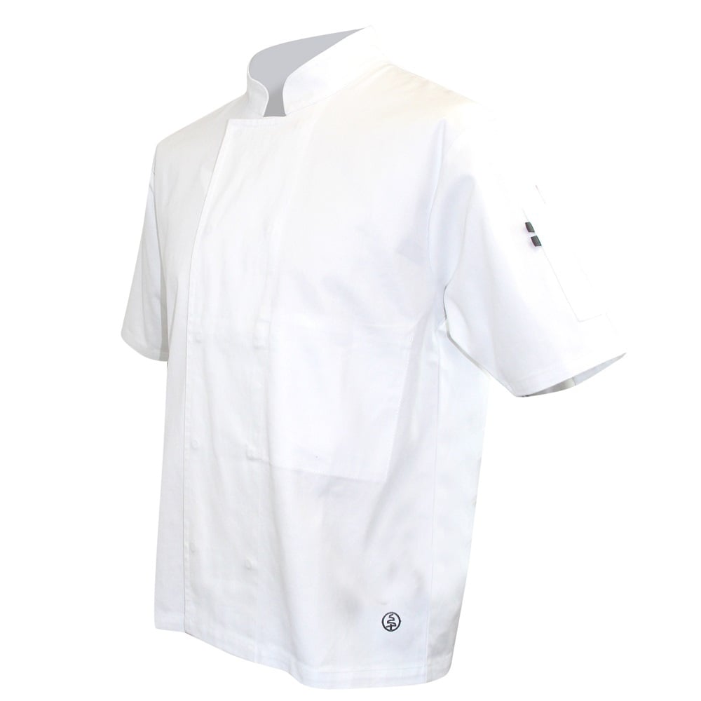 Veste de cuisine manches courtes LMA Merlu 100% coton