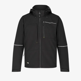 Gonso Veste Vélo Softshell Homme - Valaff - Shocking Orange/Noir Gonso Veste Vélo Softshell Homme - Valaff - Shocking Orange/Noir