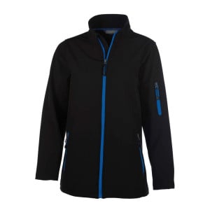 Veste softshell femme 3 couches Penduick Atlantic noir rouge