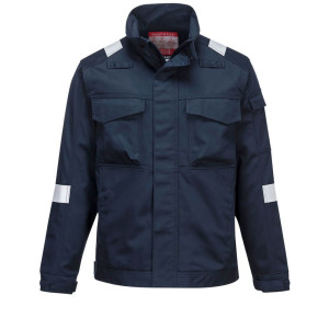 Parka D'hiver Portwest FR Anti-statique - Taille XL, Marine, Norme EN ISO 11612, Protection Soudage