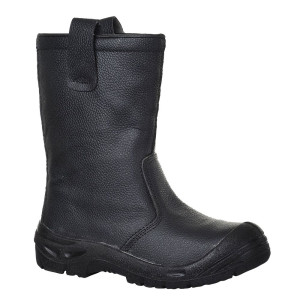 Portwest Mens Clyde Safety Boots S3 HRO CI HI FO Protective Steel Midsole FD15 Portwest FD15 Black Eden Safety Boots - Workwear.co.uk main image 2