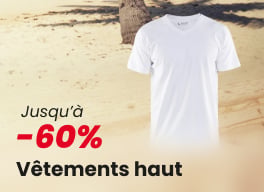 Vêtements haut en soldes jusqu'à -50%