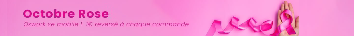 Oxwork se mobilise pour Octobre Rose, 1€ reversé à chaque commande