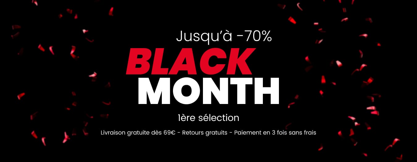 Jusqu'à -70% sur une 1ère sélection pour le black month chez Oxwork