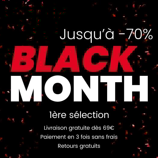 Jusqu'à -70% sur une 1ère sélection pour le black month chez Oxwork