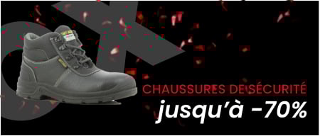 Black Friday jusqu'à -70% sur les chaussures de sécurité