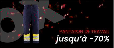 Black Friday jusqu'à -70% sur les pantalons de travail