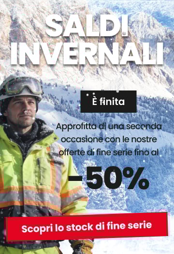 Approfitta di una seconda occasione con le nostre offerte di fine serie fino al -50%